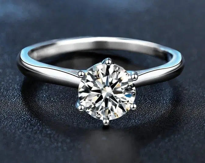 Modern Design Crystal Charm Ring for Unisex