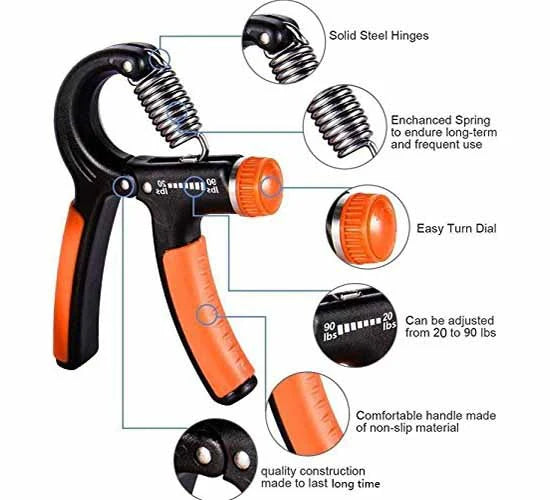 Hand gripper - Adjustable 60kg